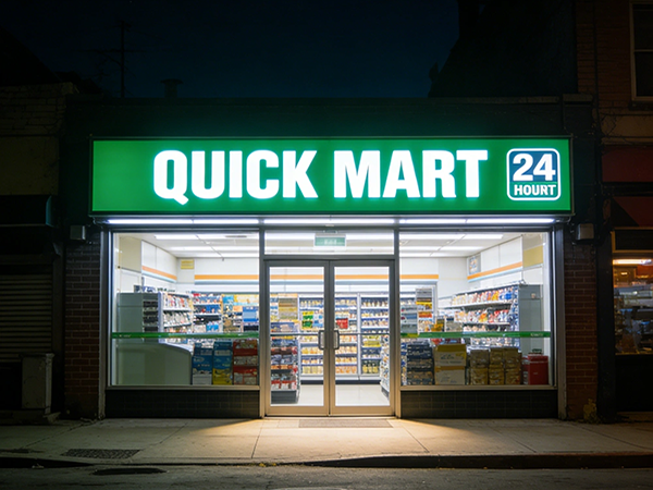 acrylic mini letters for restaurant